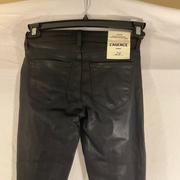 L'AGENCE NWT Jyothi Split Ankle High-Rise Jeans SZ 24 - Picture 3 of 4